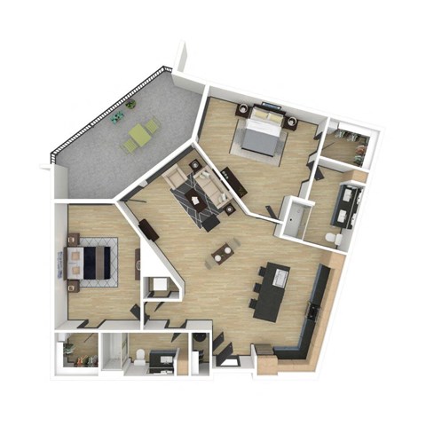 Scottsdale B5 3D Floor Plan