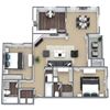 B6 3D Floor Plan Image