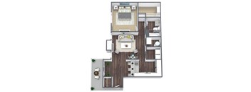 Birch 3D Floor Plan Image