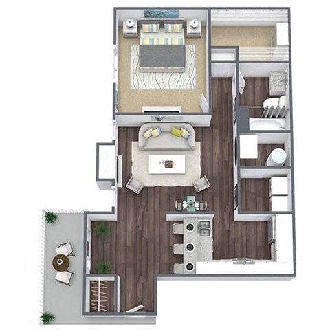 Birch 3D Floor Plan Image
