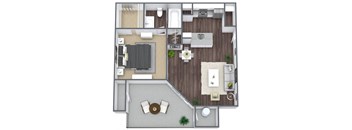 Briarwood floor plan (488 SQFT)