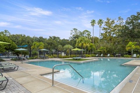 Community pool at Fountains at Lee Vista in Orlando, Florida.
