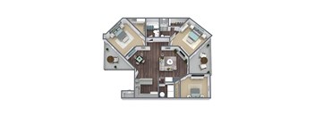 C1 Floor Plan 3x2