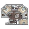 C1 Floor Plan 3x2