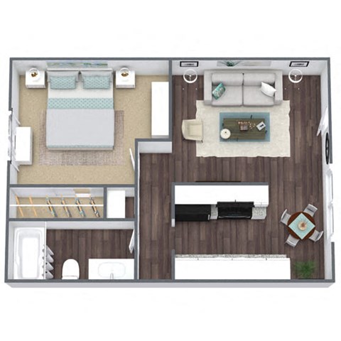 C1 3D floor plan image