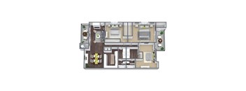 C1 Floor Plan at Lore South Mountain, Phoenix, AZ, 85044