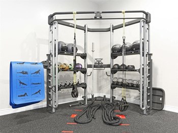Kettle-bells in gym