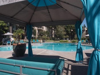 Pool and cabana