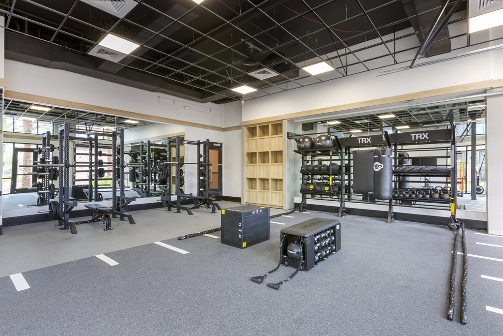 the training room at the new scarsdale fitness center