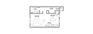 Studio floor plan