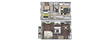 Cambridge Floor Plan: 3 Bed, 1.5 Bath