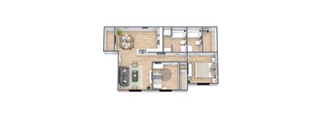 Cedar Haven 2x2 Floor Plan