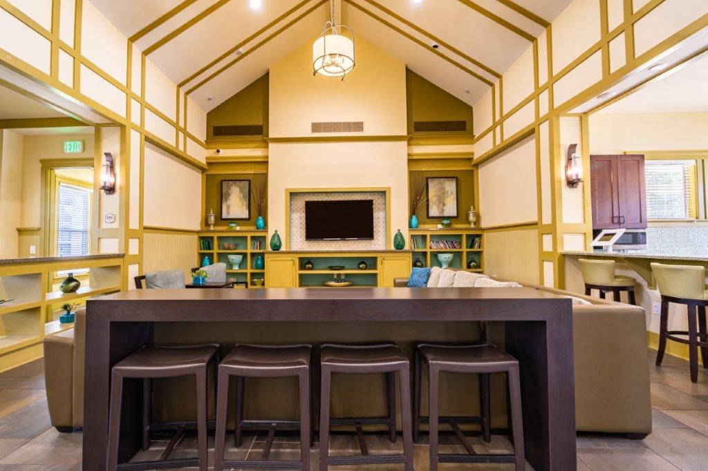 Leasing office interior at Bridges at Crosstown in Tampa, FL