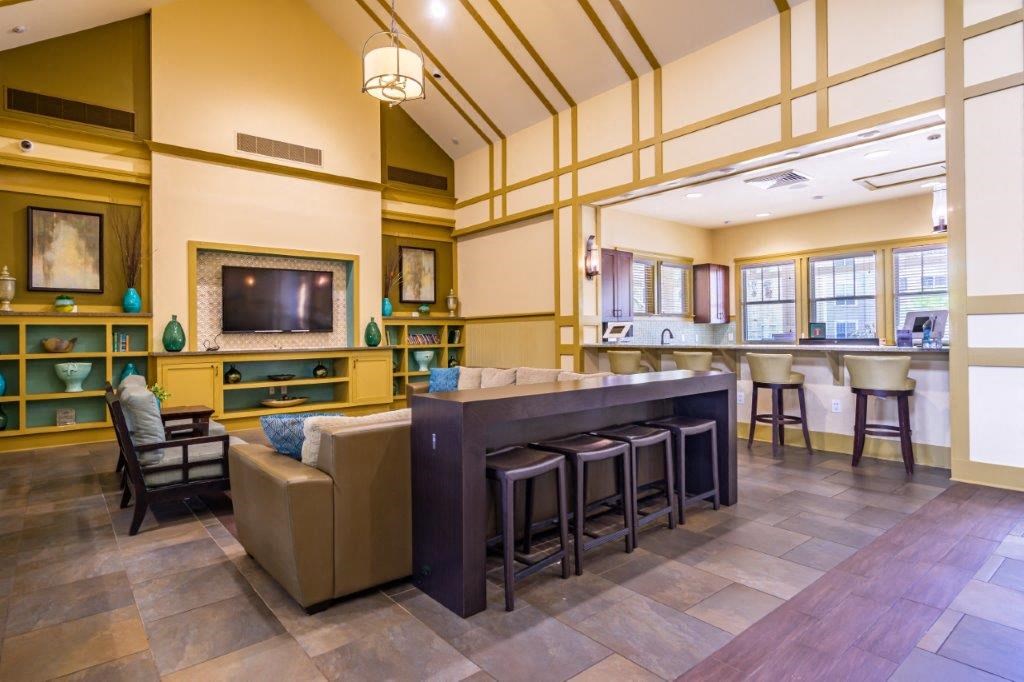 Leasing office interior at Bridges at Crosstown in Tampa, FL