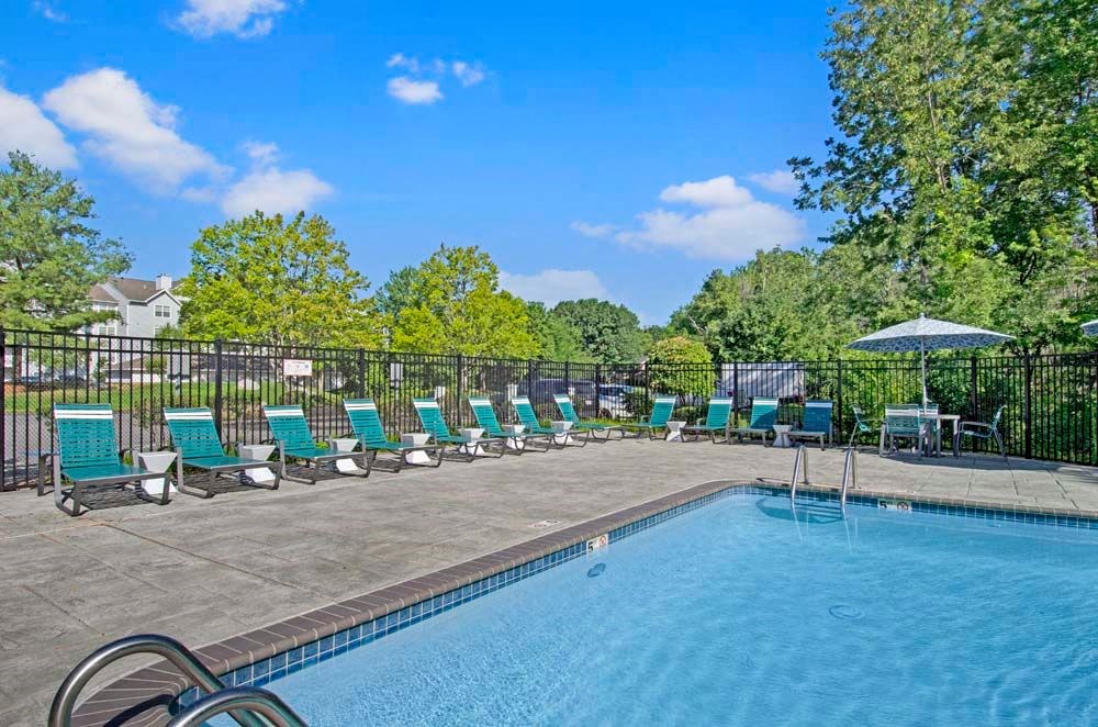our apartments showcase a swimming pool