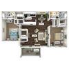 Cottage 3D Floor Plan