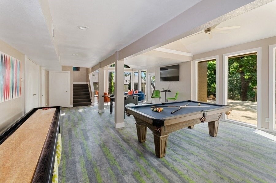 Clubhouse game room