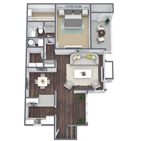 Cypress 3D Floor Plan Image