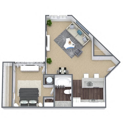 Cypress 3D floor plan image