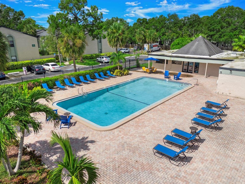 Swimming pool at Oasis at Bayside Apartments in Largo, FL
