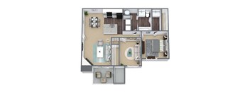 Devonshire Floor Plan 3D Image
