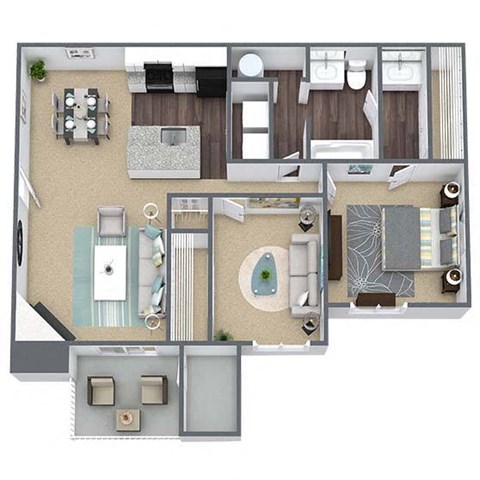 Devonshire Floor Plan 3D Image