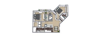 Dogwood 3D floor plan image