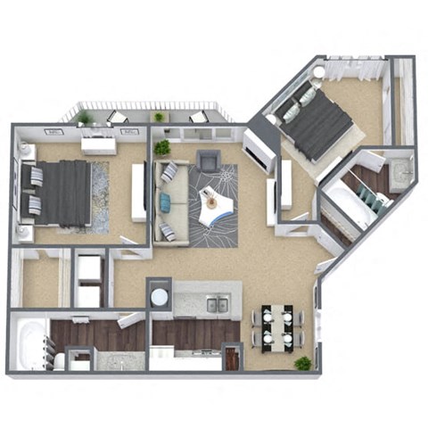 Dogwood 3D floor plan image