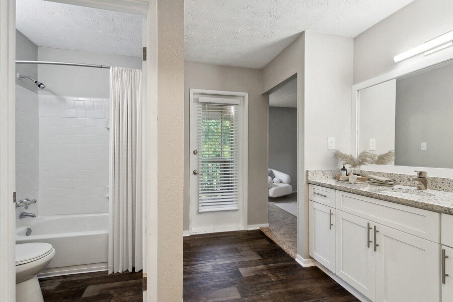 Model apartment bathroom