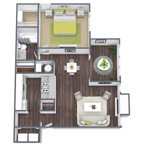 Evergreen 3D Floor Plan Image