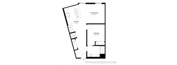 a floor plan of a small apartment