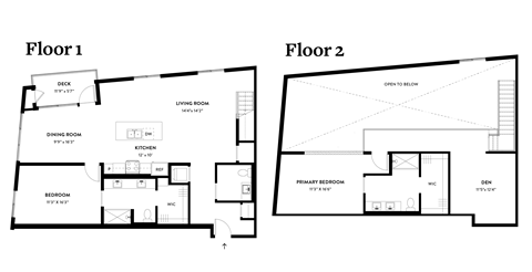 the floor plan for the bedroom home