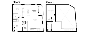a floor plan of a house