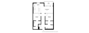 a floor plan of a small apartment