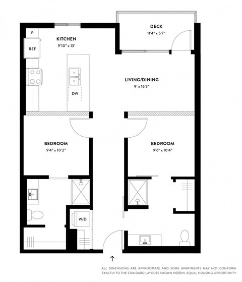 a floor plan of a small apartment