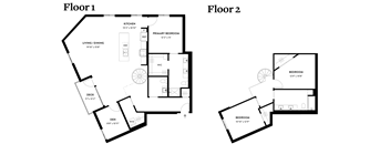 a floor plan of a house