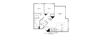 Seven Skies floor plan B10