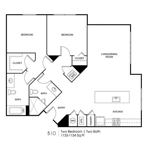 Seven Skies floor plan B10