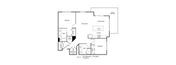 Seven Skies floor plan B14