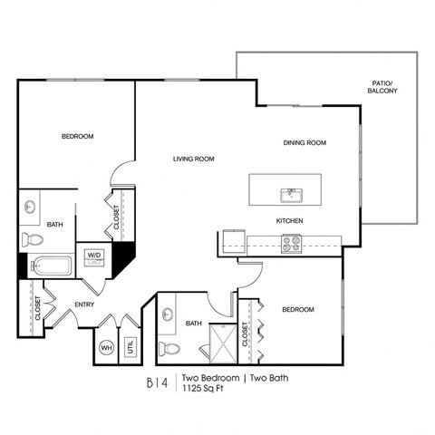 Seven Skies floor plan B14