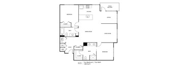 Seven Skies floor plan B20