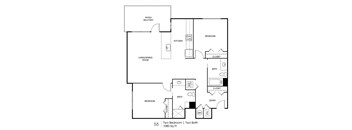 Seven Skies floor plan B8