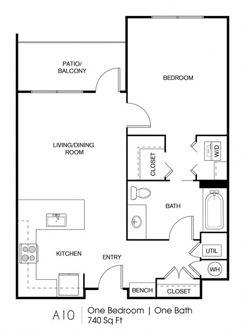 Seven Skies floor plan A10