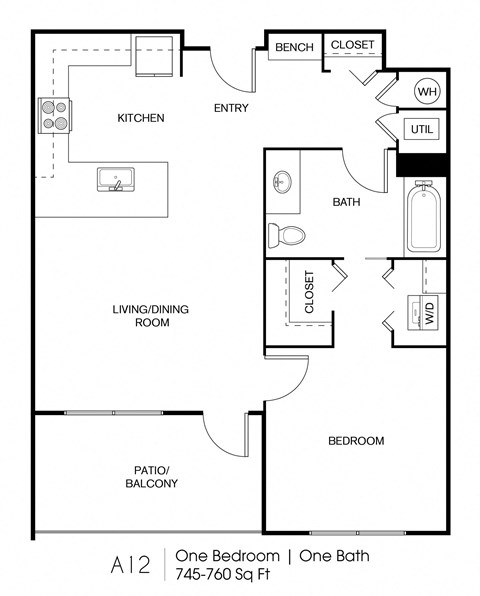 Seven Skies floor plan A12