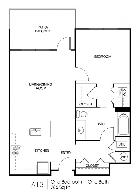 Seven Skies floor plan A13