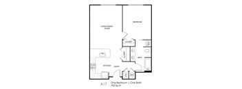 Seven Skies floor plan A17