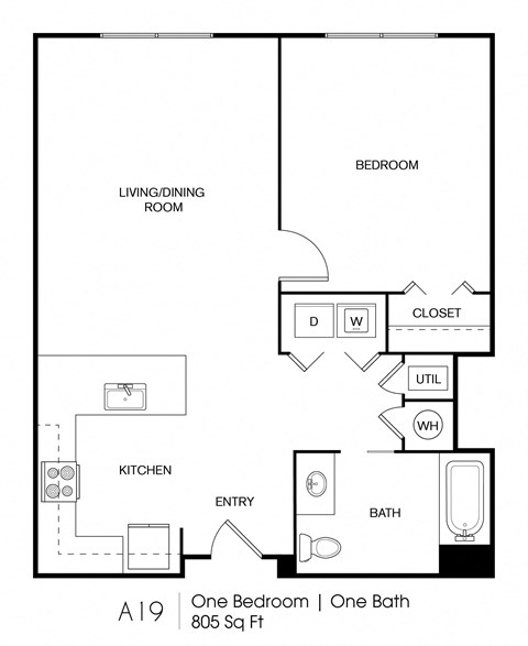 Seven Skies floor plan A19