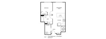Seven Skies floor plan A2