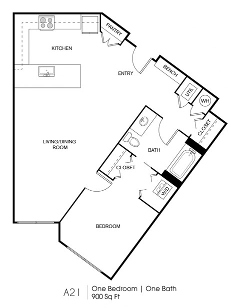 Seven Skies floor plan A21