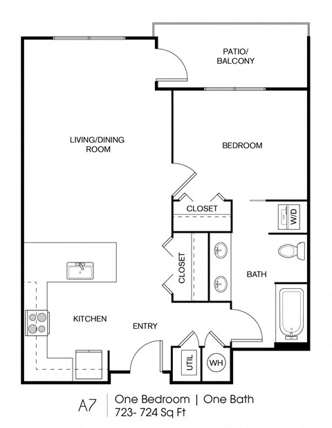 Seven Skies floor plan A7